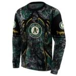 personalized-oakland-athletics-hunting-theme-green-black-hoodie-best-selling.webp