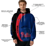personalized-philadelphia-phillies-minimalist-design-blue-black-hoodie-best-selling.webp