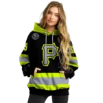 personalized-pittsburgh-pirates-safety-motif-black-neon-green-hoodie-best-selling.webp
