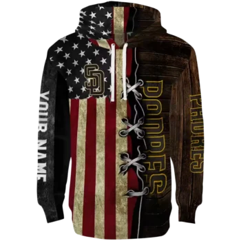 Custom San Diego Padres Hoodie | American Pride Pullover