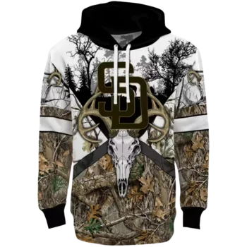 Custom San Diego Padres Forest Silhouette Hoodie – Personalized