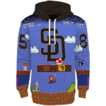 personalized-san-diego-padres-mario-blue-black-hoodie-best-selling.webp