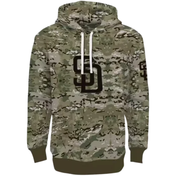 Custom San Diego Padres Military Hoodie – Personalized MLB Gear