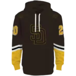 personalized-san-diego-padres-striped-sleeves-brown-hoodie-best-selling.webp