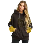 personalized-san-diego-padres-striped-sleeves-brown-hoodie-best-selling.webp