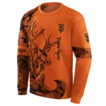 personalized-san-francisco-giants-deer-silhouette-orange-hoodie-best-selling.webp