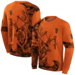 personalized-san-francisco-giants-deer-silhouette-orange-hoodie-best-selling.webp
