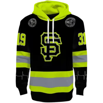 San Francisco Giants Neon Green Hoodie – Personalized Safety Design