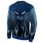 personalized-tampa-bay-rays-flame-design-navy-hoodie-best-selling.webp
