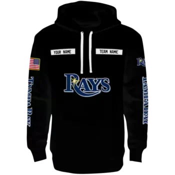 Tampa Bay Rays Punisher Skull Black Hoodie – Personalized Gear