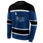 personalized-tampa-bay-rays-striped-pattern-navy-hoodie-best-selling.webp