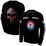 personalized-texas-rangers-punisher-skull-black-hoodie-best-selling.webp