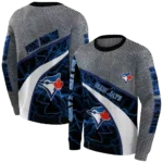 personalized-toronto-blue-jays-hexagonal-mesh-blue-black-gray-hoodie-best-selling.webp