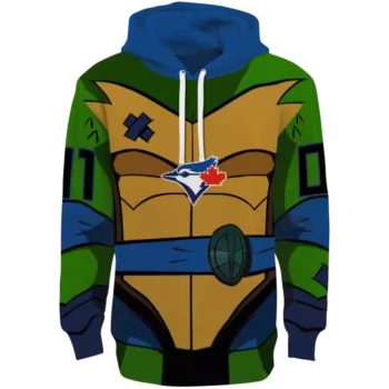 Custom Toronto Blue Jays Superhero Armor Hoodie – Blue Green