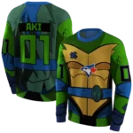 personalized-toronto-blue-jays-superhero-armor-blue-green-hoodie-best-selling.webp