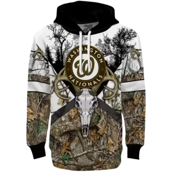 Washington Nationals Personalized Forest Silhouette Hoodie