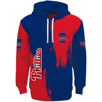 Philadelphia Phillies Blue Splatter Hoodie – Official MLB Gear