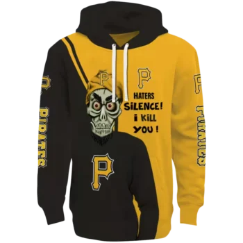Pittsburgh Pirates Black Achmed Skull Hoodie – Official MLB Gear