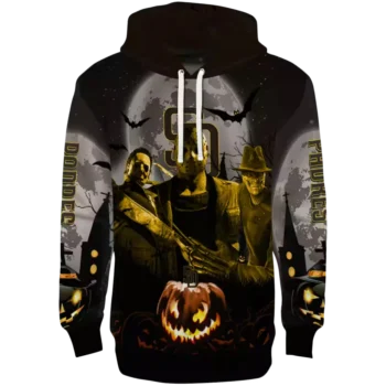San Diego Padres Halloween Hoodie - Brown & Black Vibes