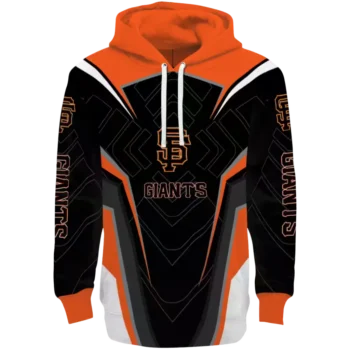 San Francisco Giants Orange Black Futuristic Hoodie