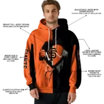 san-francisco-giants-heartbeat-graphic-orange-hoodie-best-selling.webp