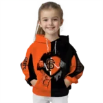 san-francisco-giants-heartbeat-graphic-orange-hoodie-best-selling.webp