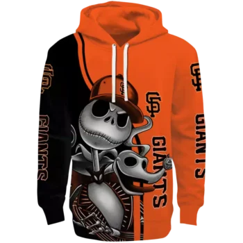 San Francisco Giants Jack Skellington Orange Hoodie – MLB Fan Gear