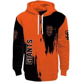 San Francisco Giants Orange Splatter Effect Hoodie – Team Gear