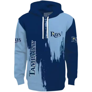 Tampa Bay Rays Navy Splatter Effect Hoodie – MLB Fan Gear