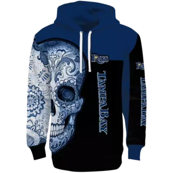 Tampa Bay Rays Sugar Skull Hoodie Navy Black – MLB Fan Gear