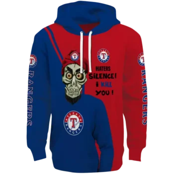 Texas Rangers Achmed Skull Hoodie – Blue MLB Sweatshirt