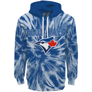 Toronto Blue Jays Tie-Dye Hoodie – Blue MLB Sweatshirt