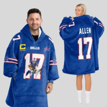 Nfl Buffalo Bills Blanket Hoodie Josh Allen 1