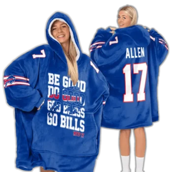 Nfl Buffalo Bills Blanket Hoodie Josh Allen Be Good 1