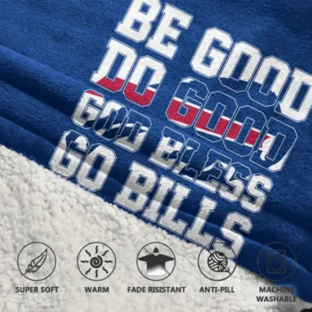 Nfl Buffalo Bills Blanket Hoodie Josh Allen Be Good 2