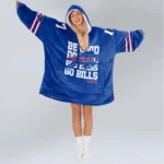 Nfl Buffalo Bills Blanket Hoodie Josh Allen Blue 1