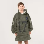 Nfl Buffalo Bills Blanket Hoodie Josh Allen Olive 1