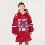Nfl Buffalo Bills Blanket Hoodie Josh Allen Red 1