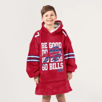 Nfl Buffalo Bills Blanket Hoodie Josh Allen Red 2
