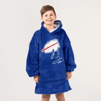 Nfl Buffalo Bills Blanket Hoodie Josh Allen Signature Comfort 2