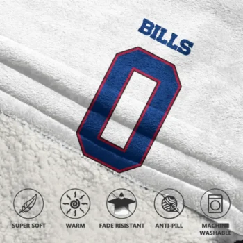 Nfl Buffalo Bills Blanket Hoodie Keon Coleman 2