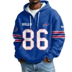 Nfl Buffalo Bills Quarter Zip Waffle Hoodie Dalton Kincaid 1
