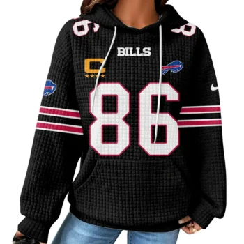 Nfl Buffalo Bills Waffle Hoodie Dalton Kincaid 2