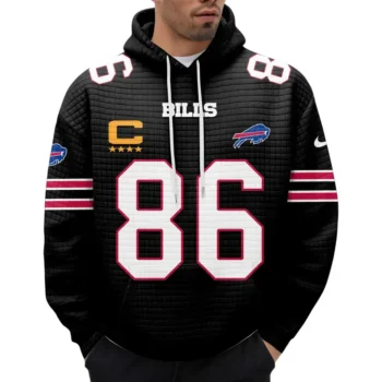 Nfl Buffalo Bills Waffle Hoodie Dalton Kincaid 3