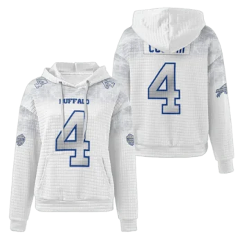 Nfl Buffalo Bills Waffle Hoodie James Cook Iii 1