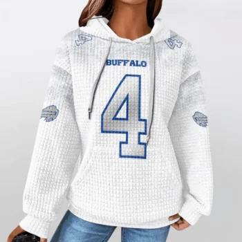 Nfl Buffalo Bills Waffle Hoodie James Cook Iii 2