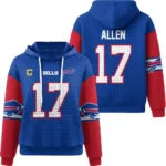 Nfl Buffalo Bills Waffle Hoodie Josh Allen 1