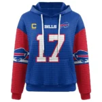 Nfl Buffalo Bills Waffle Hoodie Josh Allen 1