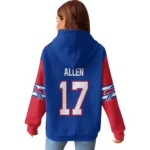 Nfl Buffalo Bills Waffle Hoodie Josh Allen 1