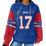 Nfl Buffalo Bills Waffle Hoodie Josh Allen 1